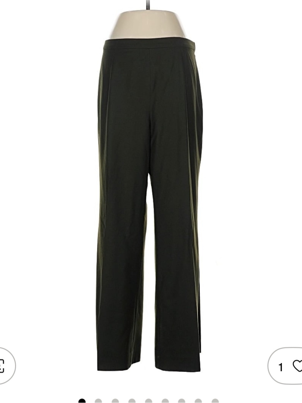 Source Unknown Olive Green Straight-Leg Women’s Pants